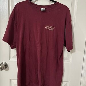Gildan Maroon Short Sleeve Tee